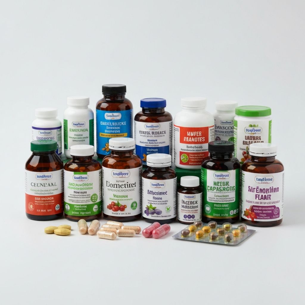 Premium vitamins and supplements